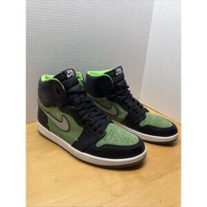 Air Jordan 1 Hi Zoom Air Zen Green CK6637-002 High Black Tomatillo Sz 10.5